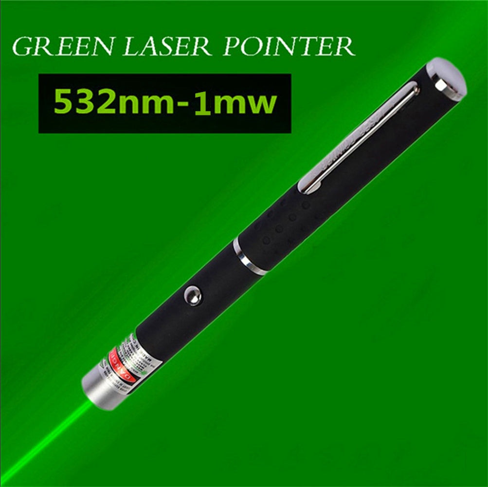 532nm Green Laser Pointer Pen Light Visible Single Beam AAA Lazer Torch 10PCS Mini Small Teaching Pen Light Pet Toys