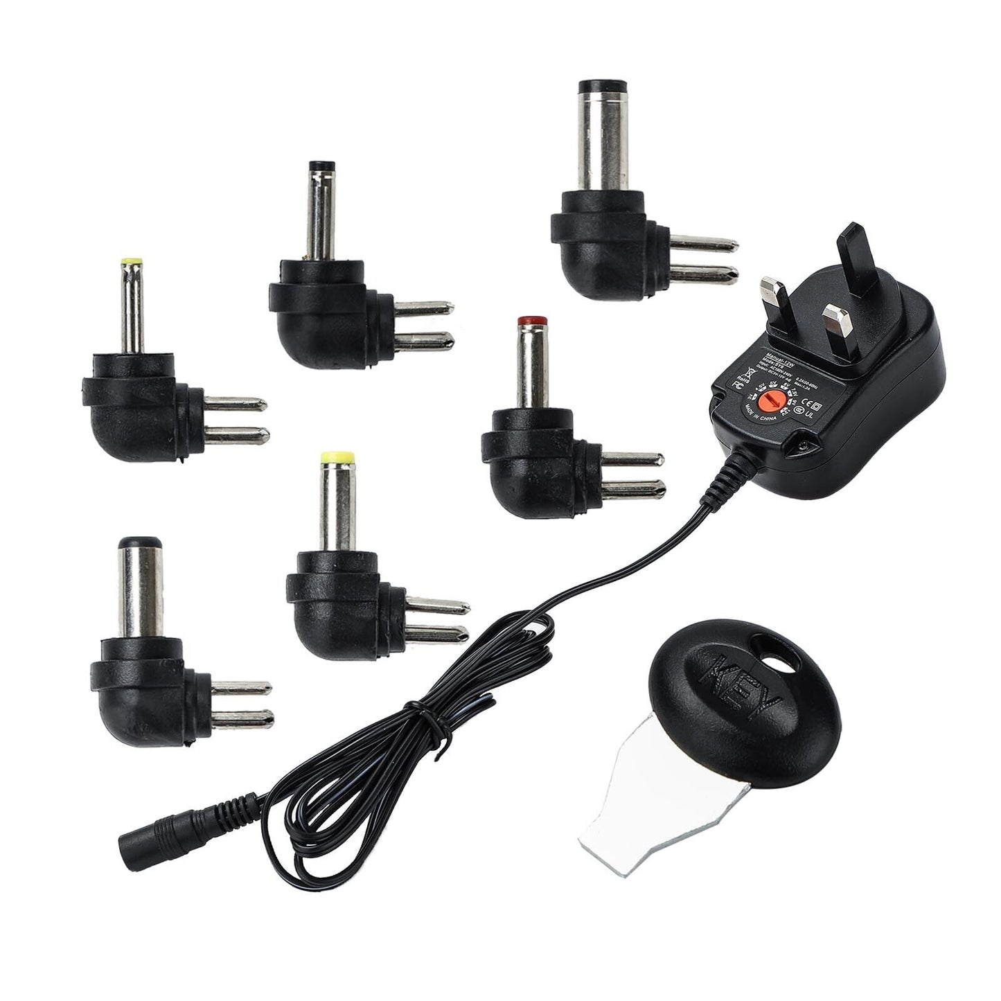 Universal 3-12V Adjustable Voltage Adaptor Charger USB AC DC Power Supply Adapte