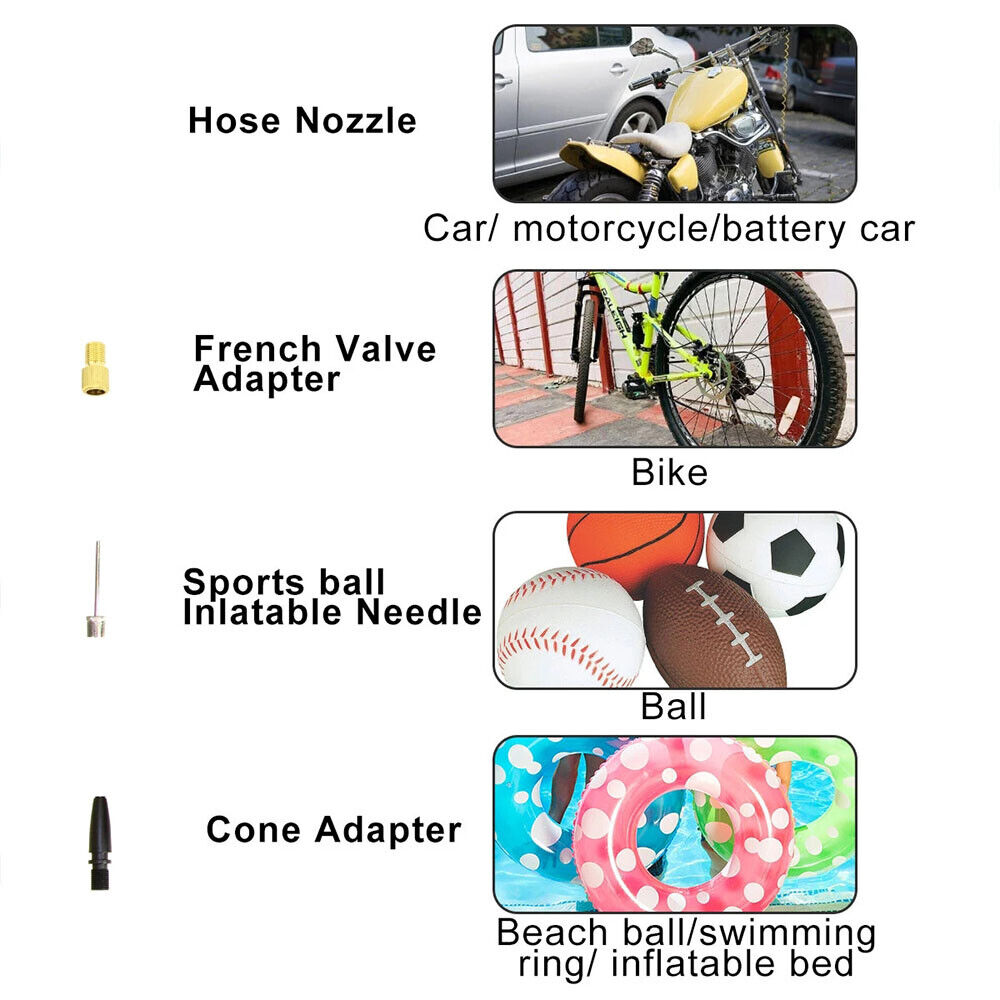 For 18V Cordless Inflator Body Only Car Digital Tyre Air Compressor