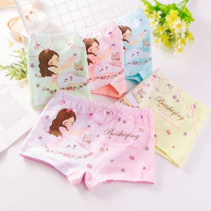 Cotton Cute Print All-match Panties for babies
