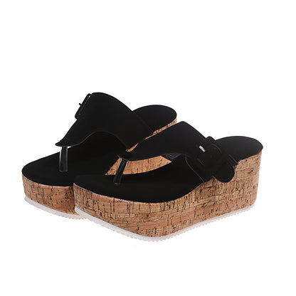 Women's Fashion Trend Wedge Buckle Sandals