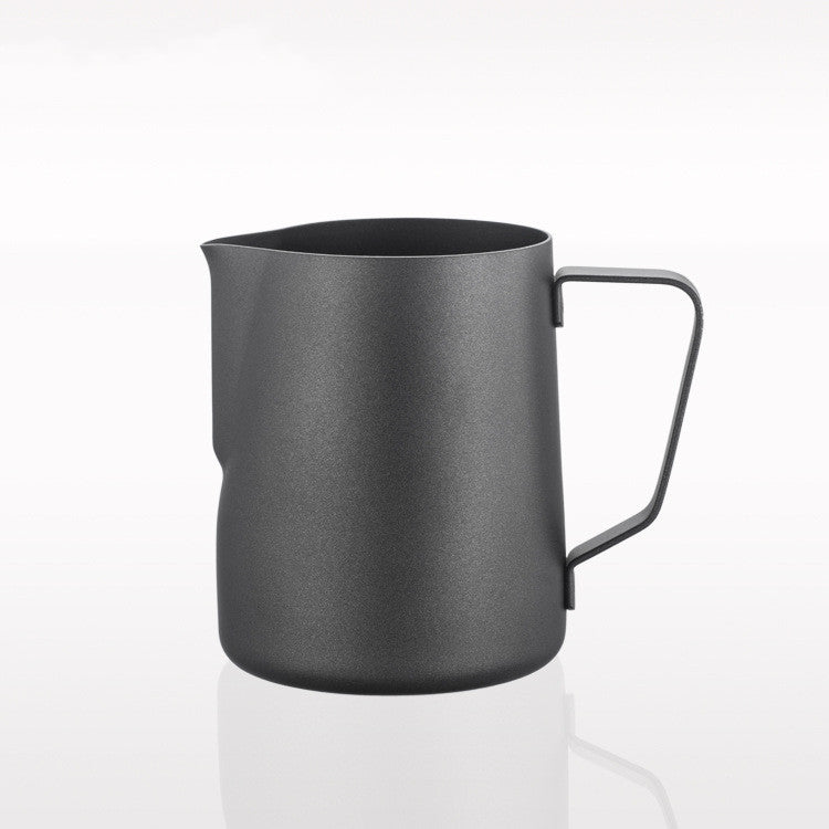 Gold-plated Teflon Etched Stainless Steel Milk Cup Cylinder